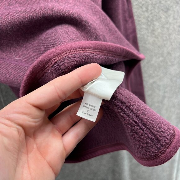 Patagonia Sweater Women Small Burgundy Half Zip Fleece Better Pullover 25618 - Picture 3 of 13